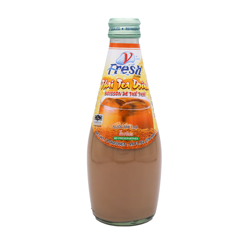 V Fresh Thai Tea Drink (Boisson De The Thai) 290ml - Tuk Tuk Mart