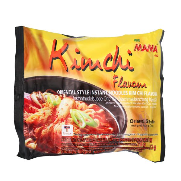 Mama Kimchi Flavour Oriental Style Instant Noodles 90g - Tuk Tuk Mart