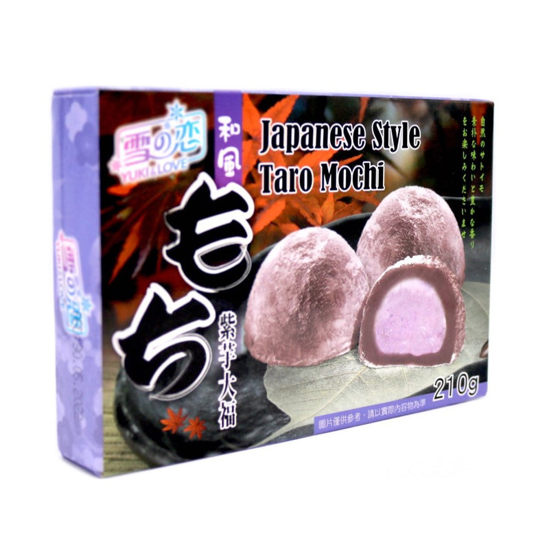 Yuki & Love Japanese Style Taro Mochi 210g - Tuk Tuk Mart