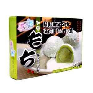 Yuki & Love Japanese Style Green Tea Mochi 210g - Tuk Tuk Mart