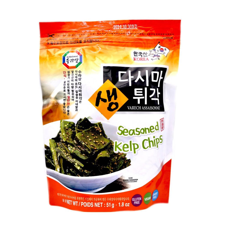 Surasang Seasoned Kelp Chips 51g - Tuk Tuk Mart
