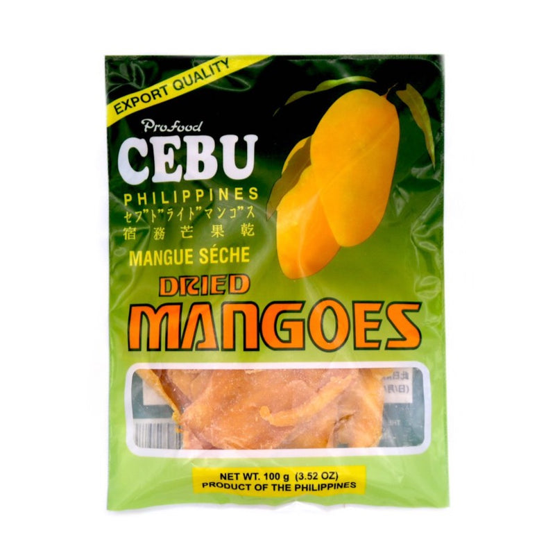 Profood Cebu Dried Mangoes 100g - Tuk Tuk Mart