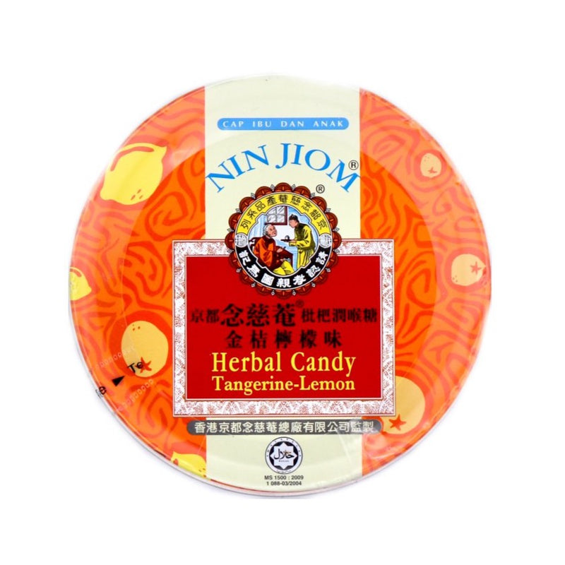 Nin Jiom Herbal Candy Tangerine-Lemon 60g - Tuk Tuk Mart