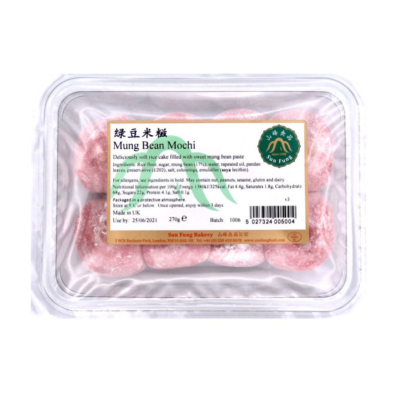 Sun Fung Bakery Mung Bean Mochi 270g - Tuk Tuk Mart