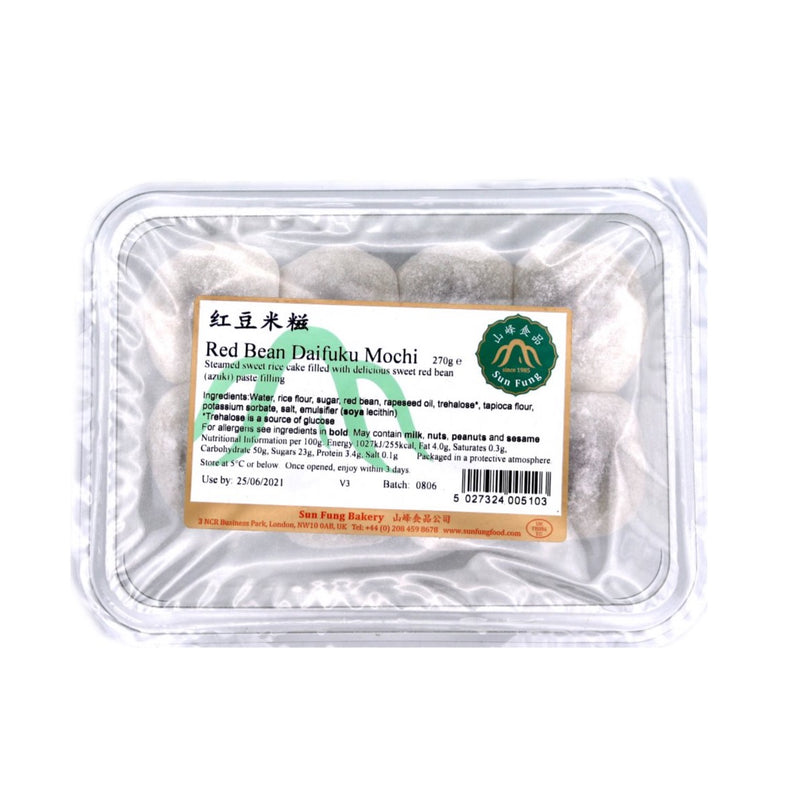Sun Fung Bakery Red Bean Daifuku Mochi 270g - Tuk Tuk Mart