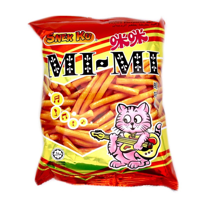 Snekku Mi-Mi Prawn Flavoured Snack 80g - Tuk Tuk Mart