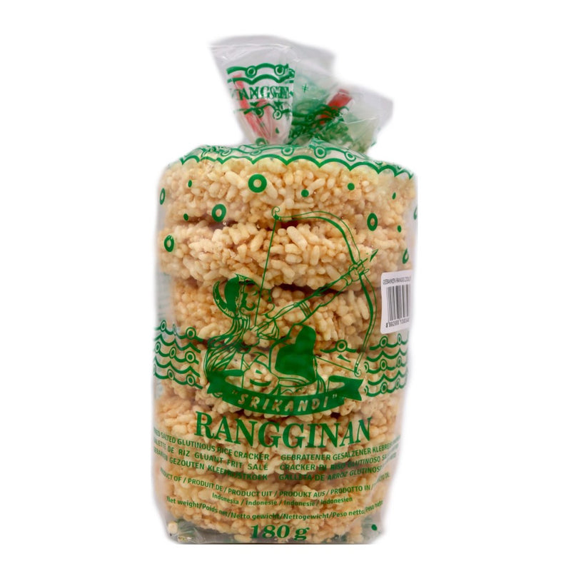 Srikandi Rangginan Fried Salted Glutinous Rice Cracker 180g - Tuk Tuk Mart