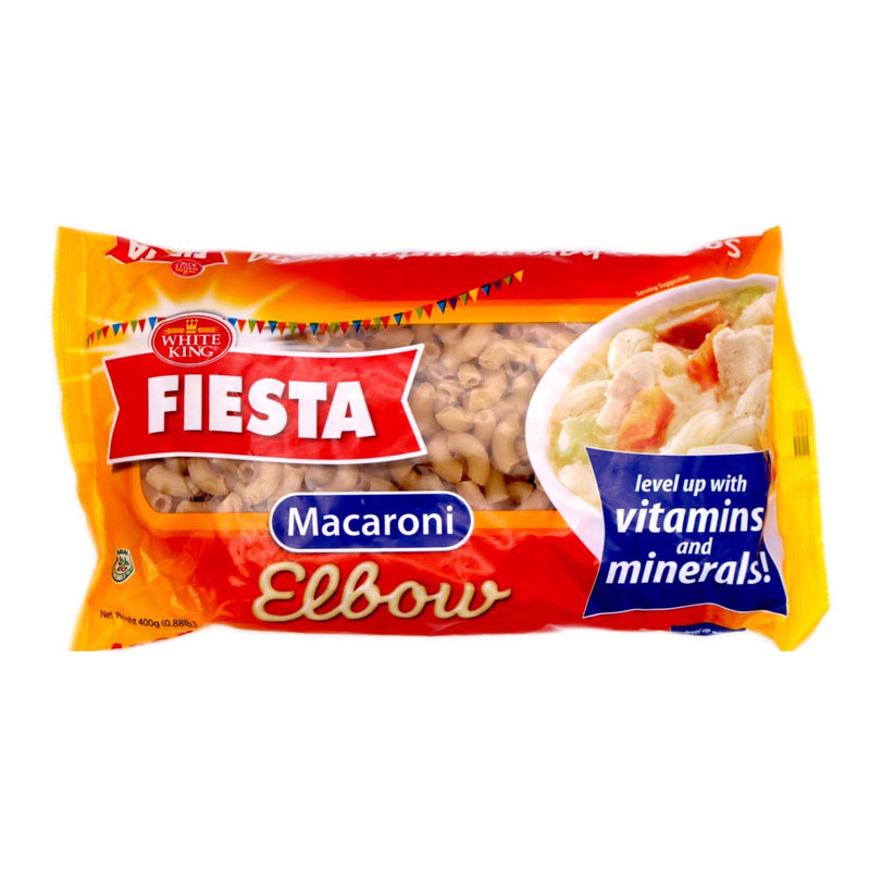 White King Fiesta Elbow Macaroni 400g - Tuk Tuk Mart