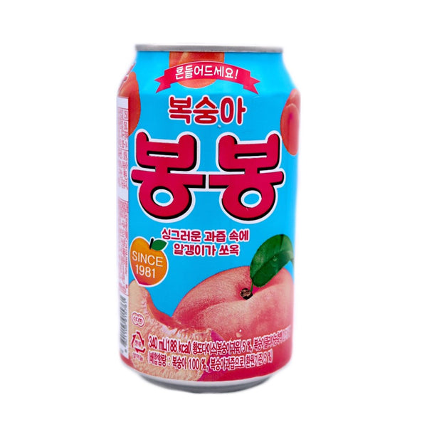 Haitai Bon Bon Peach Juice Drink 340ml - Tuk Tuk Mart