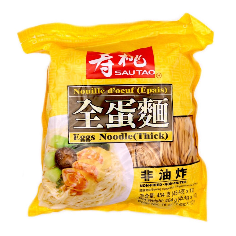 Sau Tao Egg Noodles (Thick) 454g - Tuk Tuk Mart