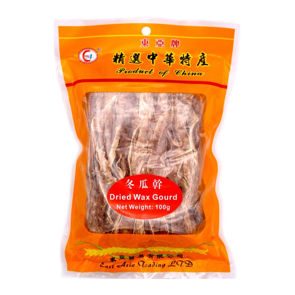 East Asia Brand Dried Wax Gourd 東亞牌冬瓜幹 100g - Tuk Tuk Mart