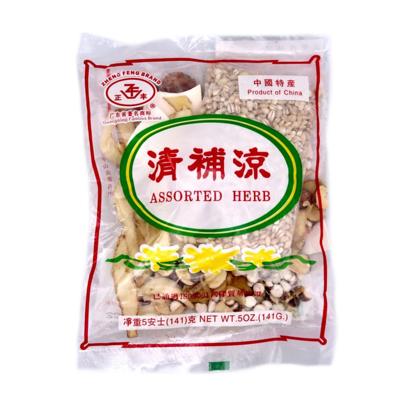 Zheng Feng Brand Assorted Herbs (Ching Po Soup) 正豐清補涼 141g - Tuk Tuk Mart