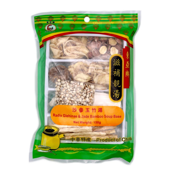 East Asia Brand Radix Glehinae & Jade Bamboo Soup Base 東亞牌沙參玉竹湯 150g - Tuk Tuk Mart