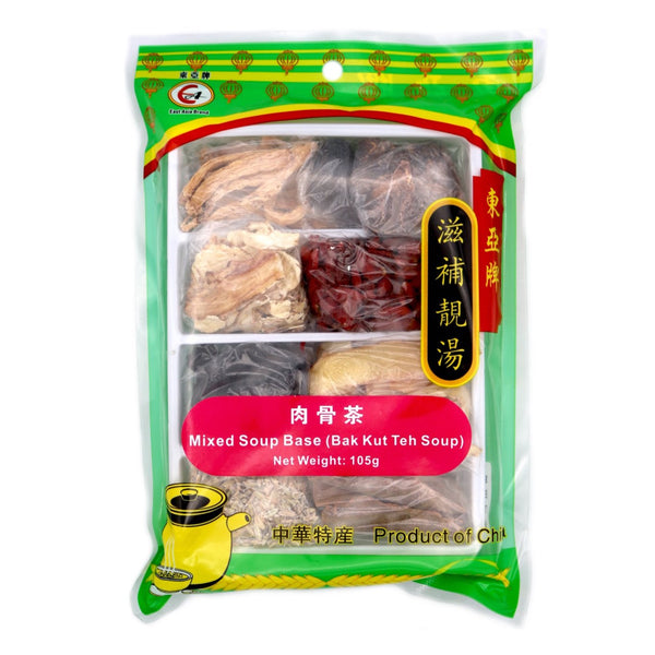 East Asia Brand Mixed Soup Base (Bak Kut Teh Soup) 東亞牌肉骨茶 105g - Tuk Tuk Mart