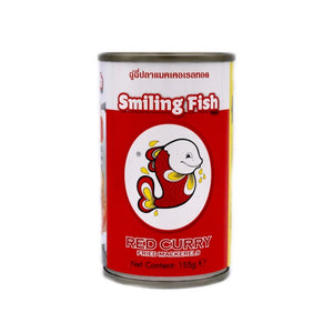 Smiling Fish Red Curry Fried Mackerels 155g - Tuk Tuk Mart