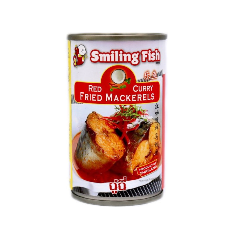 Smiling Fish Red Curry Fried Mackerels 155g - Tuk Tuk Mart