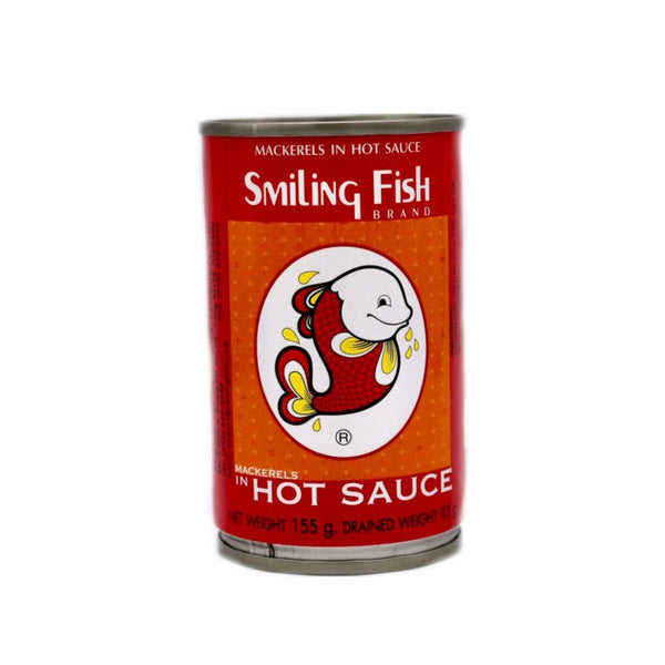 Smiling Fish Fried Mackerels in Hot Sauce (Net Weight: 155g, Drained Weight: 93g) - Tuk Tuk Mart