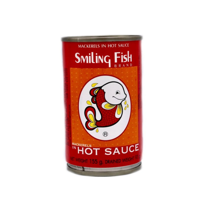 Smiling Fish Fried Mackerels in Hot Sauce (Net Weight: 155g, Drained Weight: 93g) - Tuk Tuk Mart