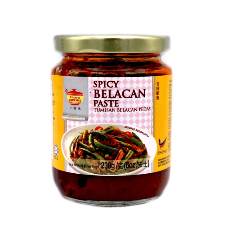 Tean's Gourmet Spicy Belacan Paste 230g - Tuk Tuk Mart