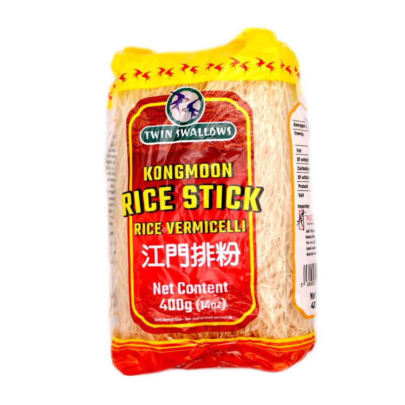 Twin Swallows Kong Moon Rice Vermicelli 江門排粉 400g - Tuk Tuk Mart