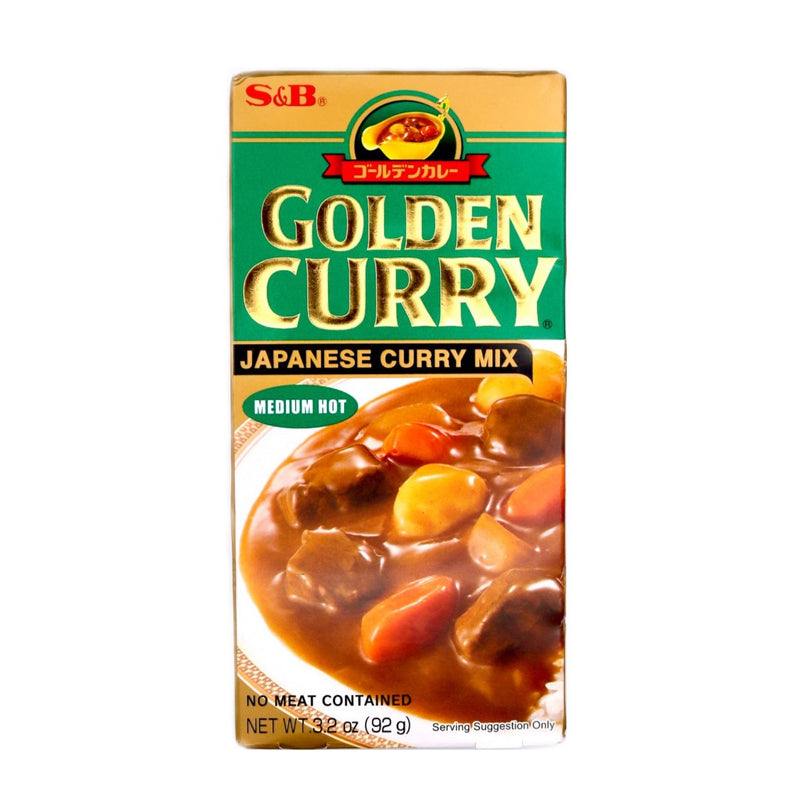 S&B Golden Curry Japanese Sauce Mix (Medium Hot) 92g - Tuk Tuk Mart
