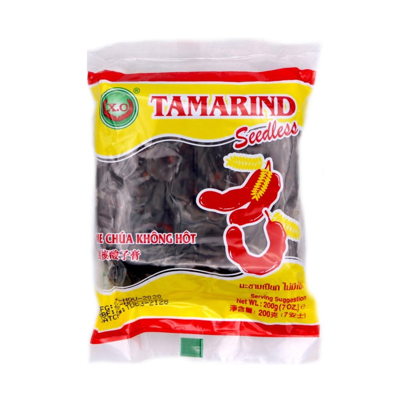 X.O Brand Tamarind Seedless 無核酸子膏 200g - Tuk Tuk Mart