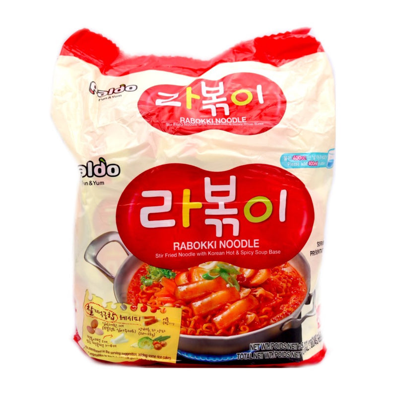 Paldo Rabokki Noodle 580g (4x145g) - Tuk Tuk Mart