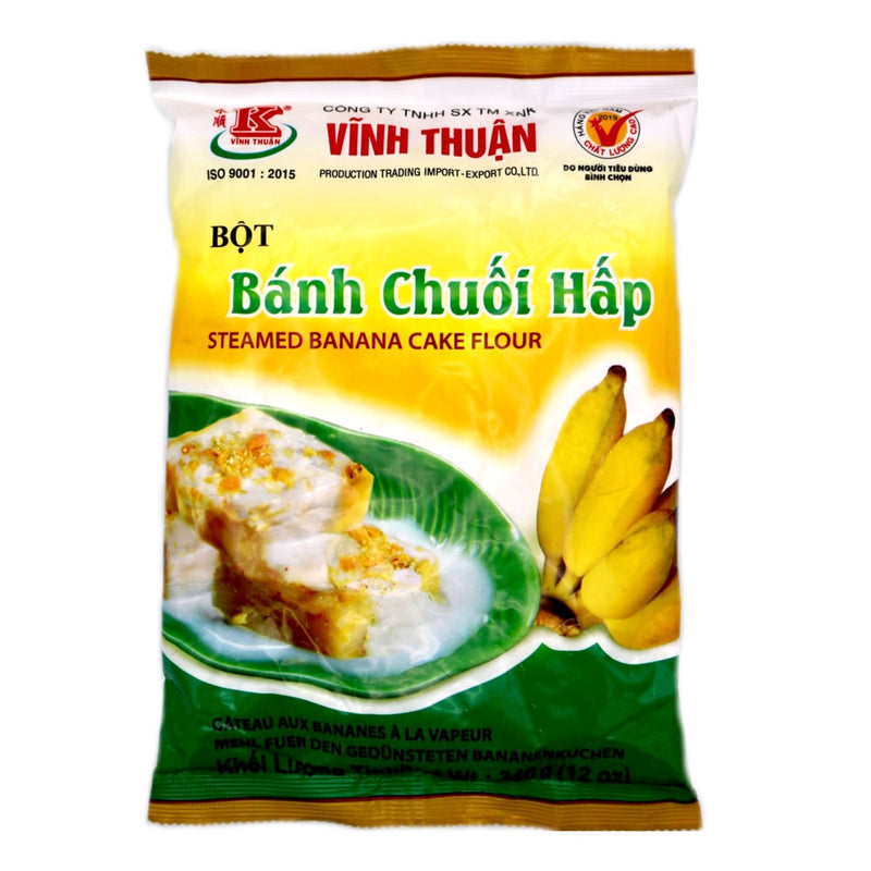 Vinh Thuan Steamed Banana Cake Flour Mix (Bot Banh Chuoi Hap) 340g - Tuk Tuk Mart