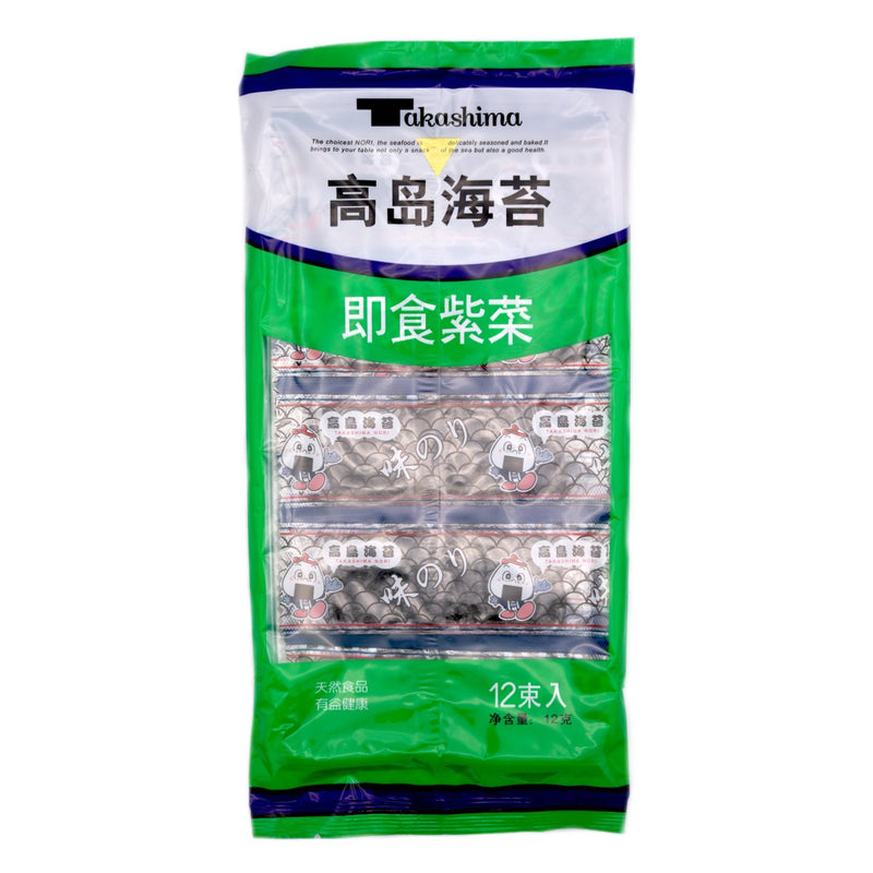 Takashima Seasoned Instant Seaweed 12g - Tuk Tuk Mart