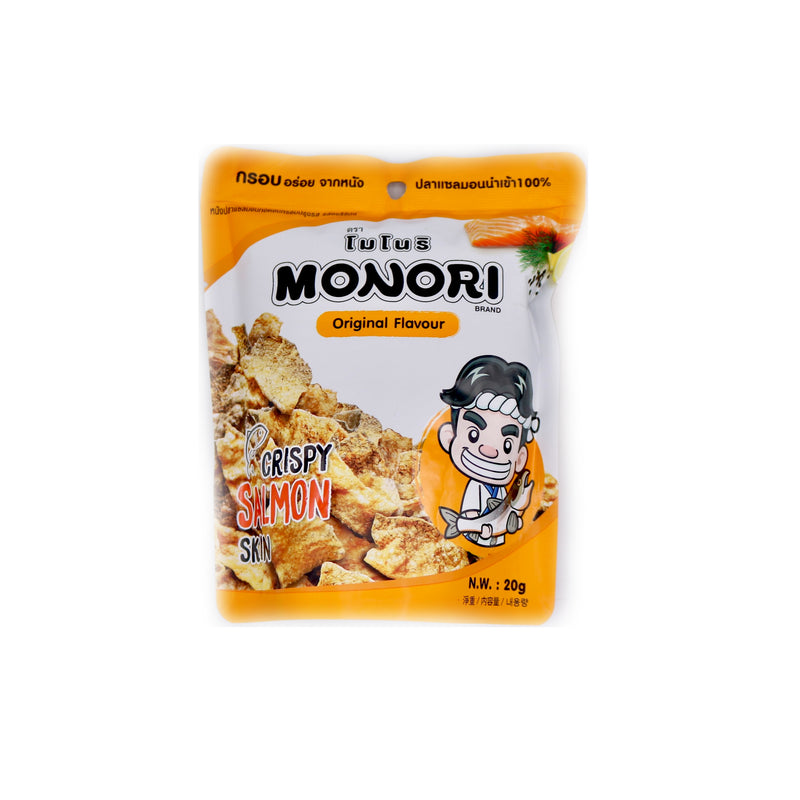 Monori Brand Crispy Salmon Skin Original Flavour 20g - Tuk Tuk Mart