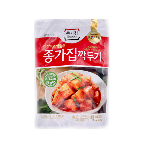 Jongga Ikaktugij  (Cut Radish Kimchi) 500g - Tuk Tuk Mart