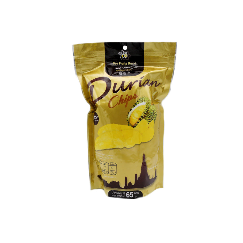 Bee Fruits Durian Chips 65g - Tuk Tuk Mart