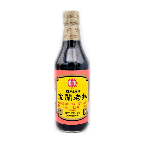 Kimlan Lou Chau Soy Sauce (Dark) 590ml - Tuk Tuk Mart