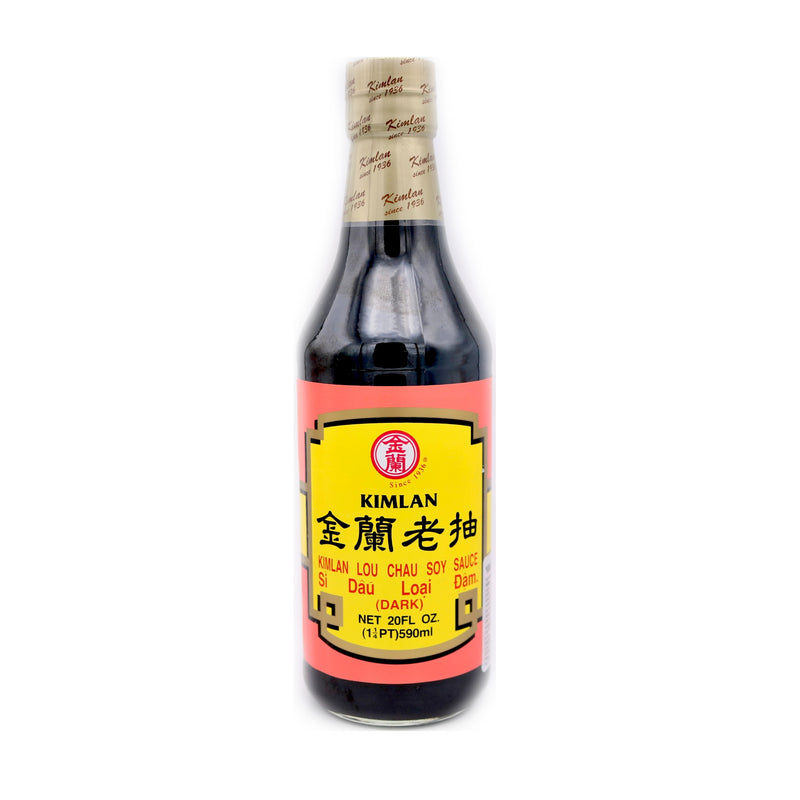 Kimlan Lou Chau Soy Sauce (Dark) 590ml - Tuk Tuk Mart