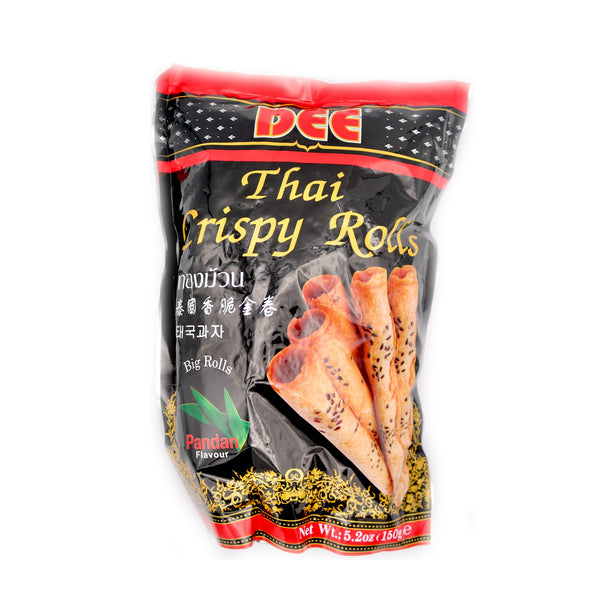 Dee Thai Crispy Rolls Pandan Flavour 150g - Tuk Tuk Mart