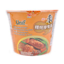 Unif Artificial Stewed Pork Chop Flavour Instant Noodles (Bowl) 110g - Tuk Tuk Mart