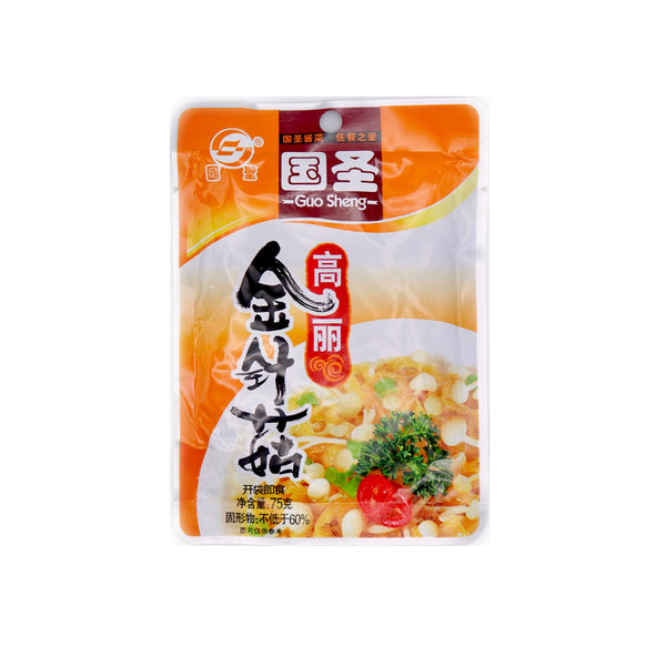 GS Cabbage & Needle Mushroom (Enokitake) (with Sweetener(s)) 75g - Tuk Tuk Mart