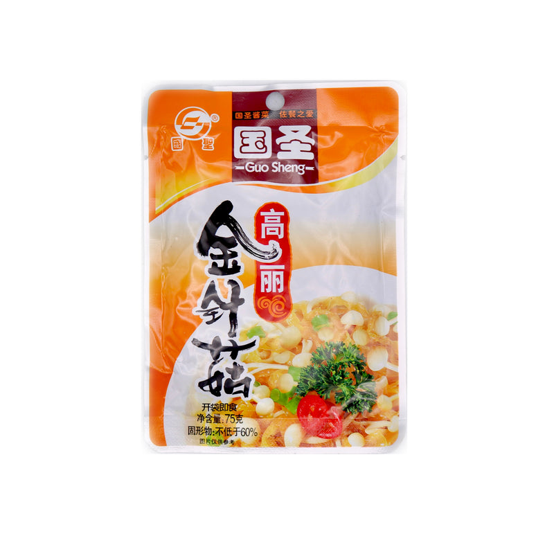 GS Cabbage & Needle Mushroom (Enokitake) (with Sweetener(s)) 75g - Tuk Tuk Mart