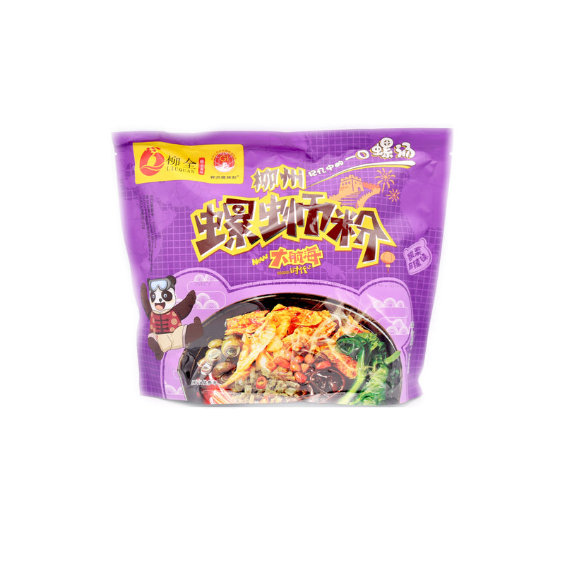 LiuQuan Rice Noodles - Spicy Pickled Vegetable 柳州螺螄粉 335g - Tuk Tuk Mart