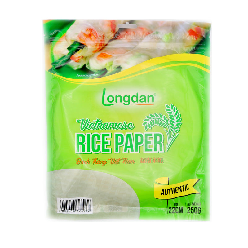 Longdan Vietnamese Rice Paper (22cm) (Banh Thang Viet Nam) 250g - Tuk Tuk Mart