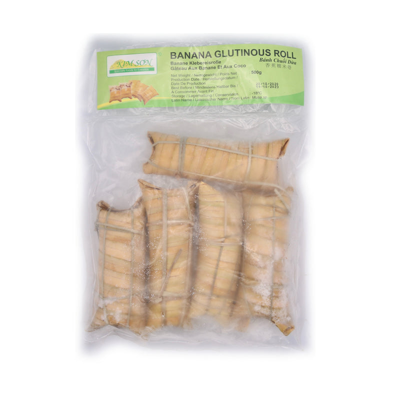 Kim Son Banana Glutinous Roll (Banh Chuoi Dira) 500g (FROZEN) - Tuk Tuk Mart
