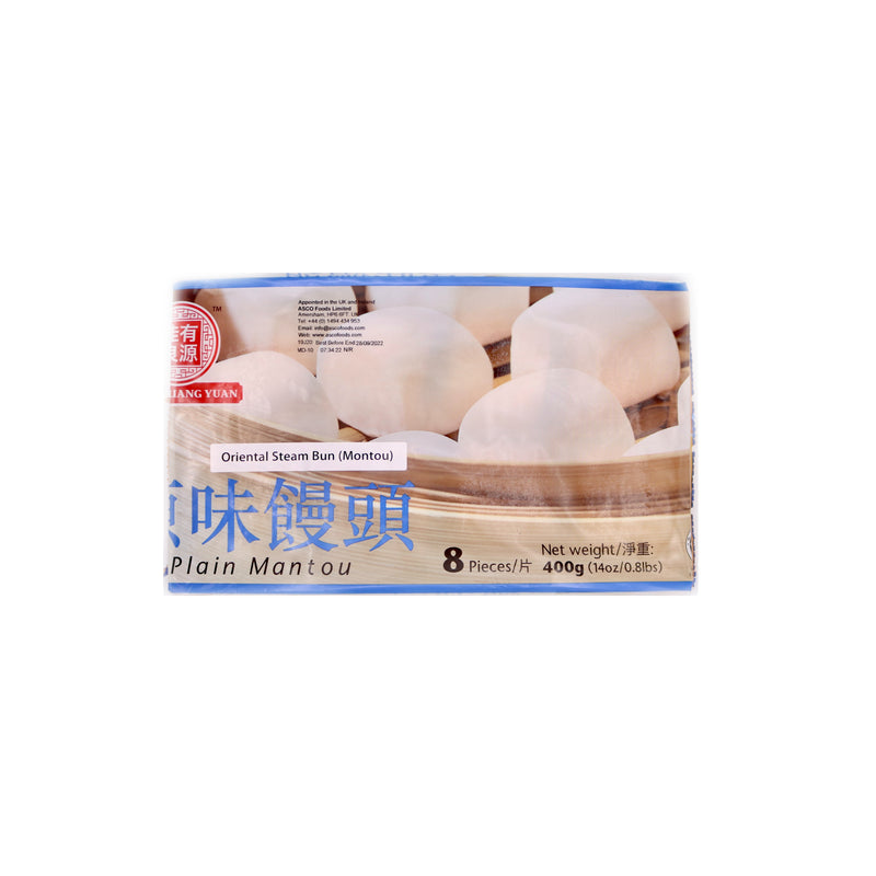 Jia You Liang Yuan Oriental Steam Bun (Montou) 400g (8 pcs) (Frozen) - Tuk Tuk Mart