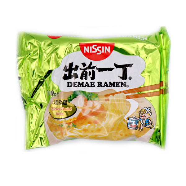 Nissin Demae Ramen Chicken Flavour Instant Noodles 出前一丁雞蓉味湯麵 100g - Tuk Tuk Mart