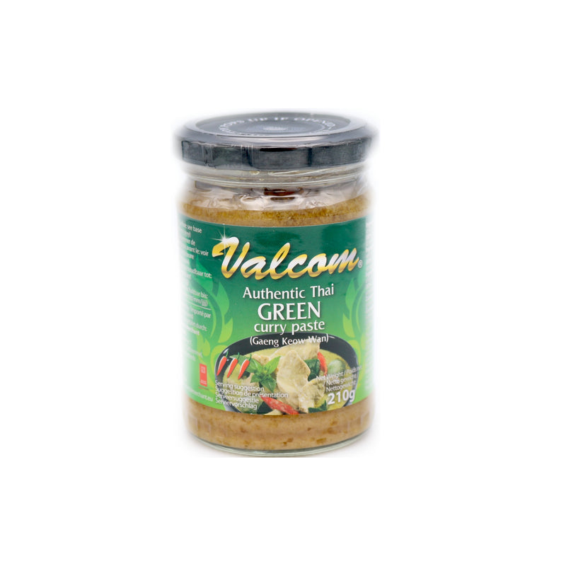 Valcom Authentic Thai Green Curry Paste (Gaeng Keow Wan) 210g - Tuk Tuk Mart