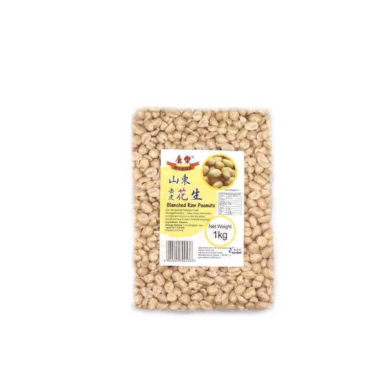Honor Blanched Raw Peanuts 1kg - Tuk Tuk Mart