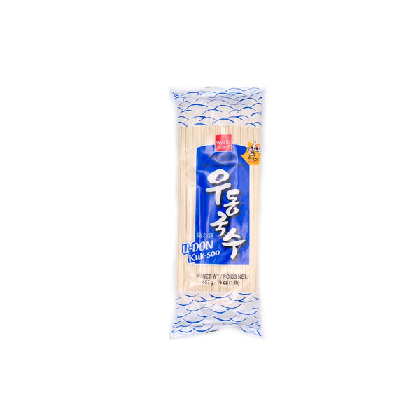Wang Korea Dried Noodles for Udon 烏冬麵 453g | Tuk Tuk Mart