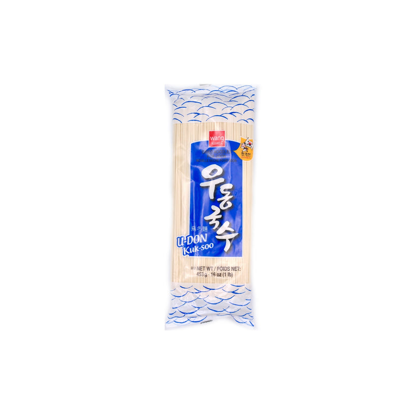 Wang Korea Dried Noodles for Udon 烏冬麵 453g | Tuk Tuk Mart