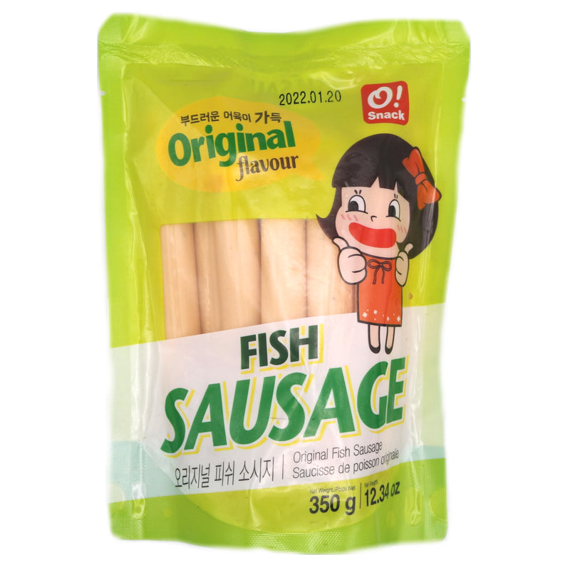 O' Snack Fish Sausage Original Flavour 350g (10 sausages) | Tuk Tuk Mart