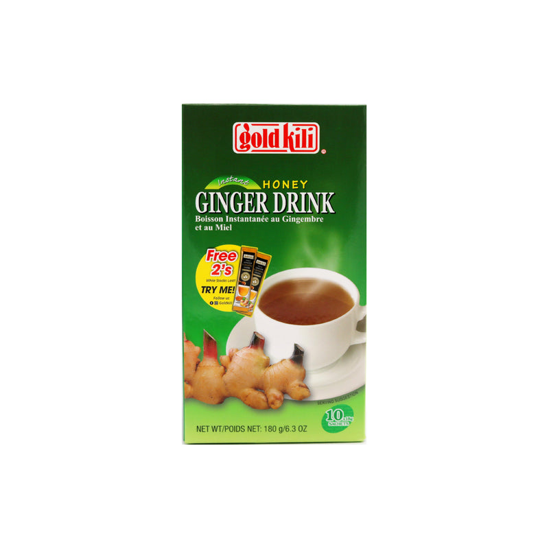Gold Kili Instant Honey Ginger Drink 180g (10x18g) | Tuk Tuk Mart