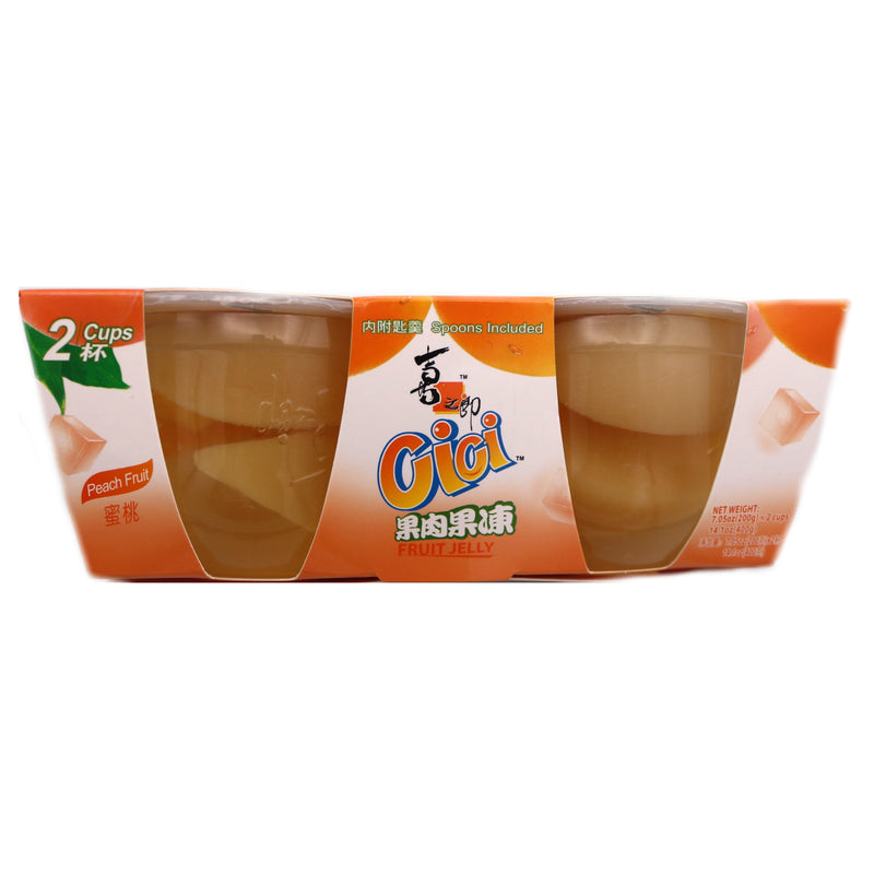 Cici Fruit Jelly Peach Flavour 400g | Tuk Tuk Mart